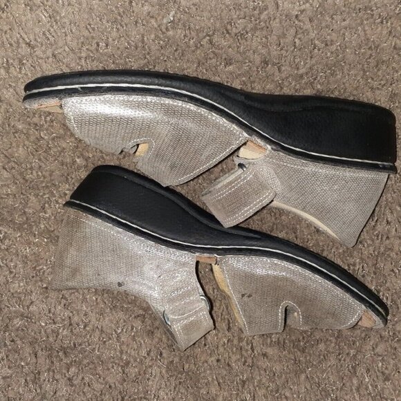 FINN COMFORT-Waldi-Hook Loop-Metallic Nubuck Leather-Size 36D-Excellent - Picture 5 of 7